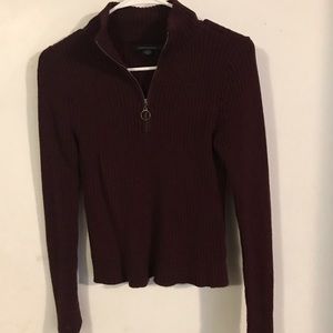 american eagle cropped sweater